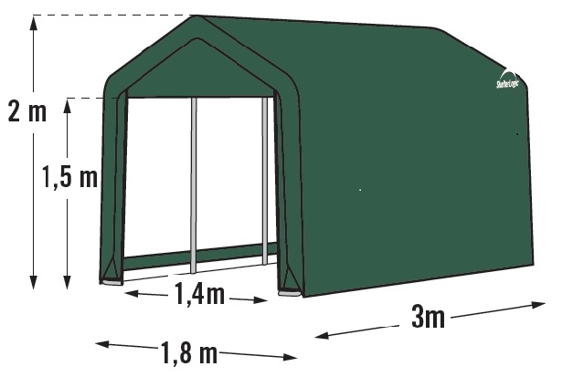 SHELTERLOGIC 70471eu 1,8 x 3 m